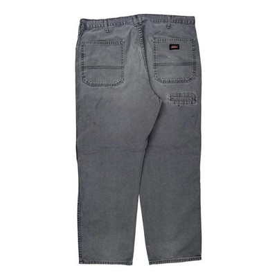 Dickies Double Knee Carpenter Hose - 38 W 30 L Grau Baumwolle