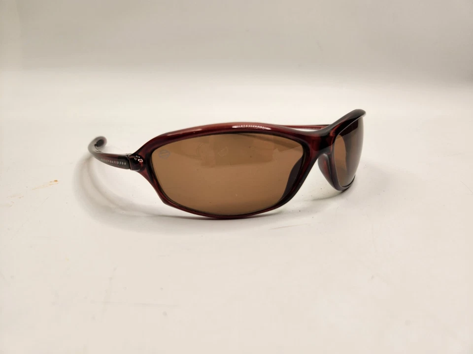 Gafas de sol Harley-Davidson marrón envolventes deportivas ajustadas para hombre y mujer Foto 2 de 4