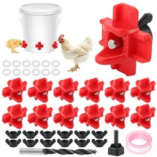 12 Pcs Automatic Chicken Water Nipples Leakproof Poultry Water Nipples