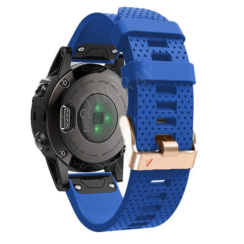 Correa de reloj de liberación rápida de silicona para Garmin Fenix 8 43 mm 7S 6S 5S Plus - Imagen 25 de 28