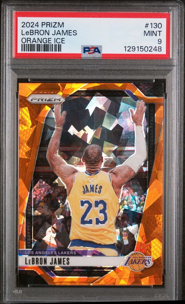 2024-25 Panini Prizm - LeBron James #130 Orange Ice Prizm for sale