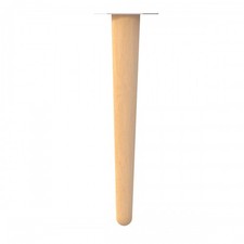 Pied en bois incliné pour table basse style scandinave - hauteur 400 mm Interges