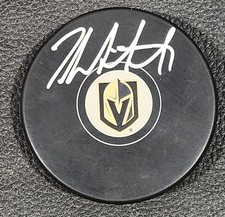 Zach Whitecloud Las Vegas Golden Knights  Signed Autographed  Hockey Puck