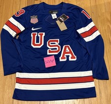 Authentic USA Matthew Tkachuk Hockey Nike 2026 Replica Jersey - Blue     