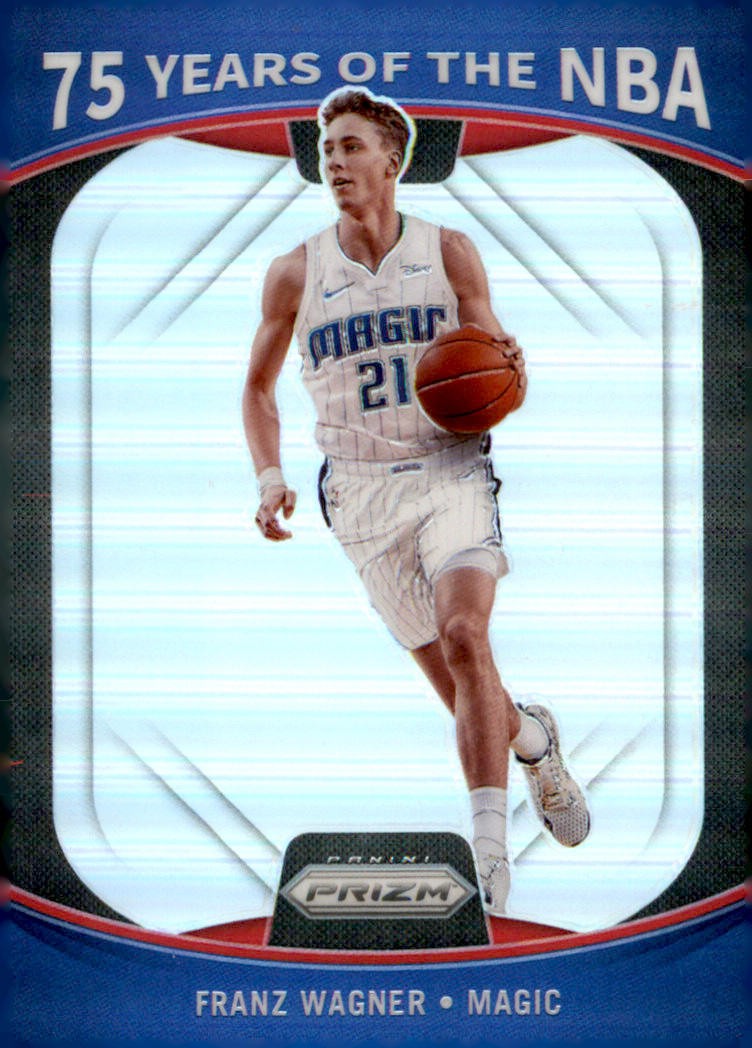 2021-22 Donruss Optic #23 Franz Wagner 75 Years of the NBA (Panini Prizm)