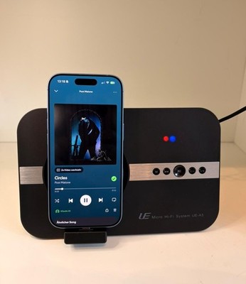 10 Watt Soundsystem mit USB C Ladestation,  Bluetooth Fernbedienung schwarz