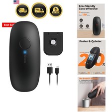 Electric Can Opener Smooth Edge Rechargeable USB Wall Mount Seniors Kitchen