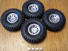 Axial Scx10 Iii Cj-7 V2 1.9 Chrome Beadlock Wheel Micky Thompson Baja Boss Tires Axial Scx10 Iii Cj-7 V2 1.9 Chrome Beadlock Wheel Micky Thompson Baja Boss Tires