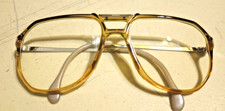 Vintage 70s Zeiss Eyeglasses made WGermany Mod 2087 8402 140mm Brown Silver Rare