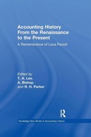 T. A. Lee (U. A.) | Accounting History From The Renaissance To The Present