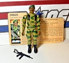 GI Joe Stalker 1982 v1 *100% COMPLETE w/Card, Excellent!* Straight Arm Vintage