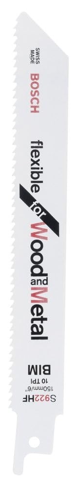 Bosch 2608656016 S922HF Saber Saw Blade Flexible for WoodMetal 217cm x 11cm 7090₽