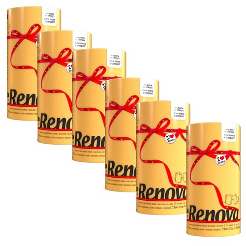 Renova Colored Paper Towels 2-Ply Compact Design Kitchen Towels Premium Quality - Picture 12 of 94