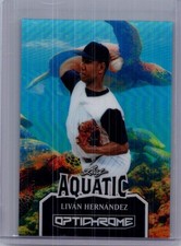 Livan Hernandez 2025 Leaf Optichrome Baseball 1/1 Pre Production Proof