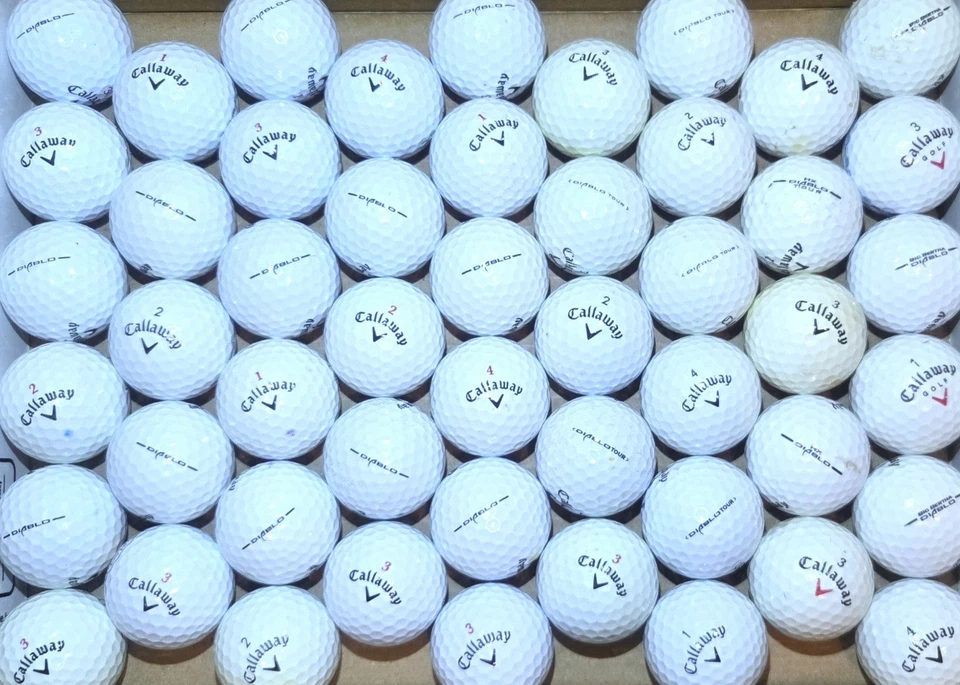 🔥 50 Callaway Diablo Golf Balls – Tour / HX / Big Bertha Mix – 4A Grade  - Image 4 of 4