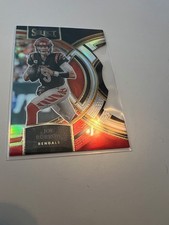 2023 Panini Select - Premier Level Joe Burrow #165 Black & Red Prizm Die-Cut
