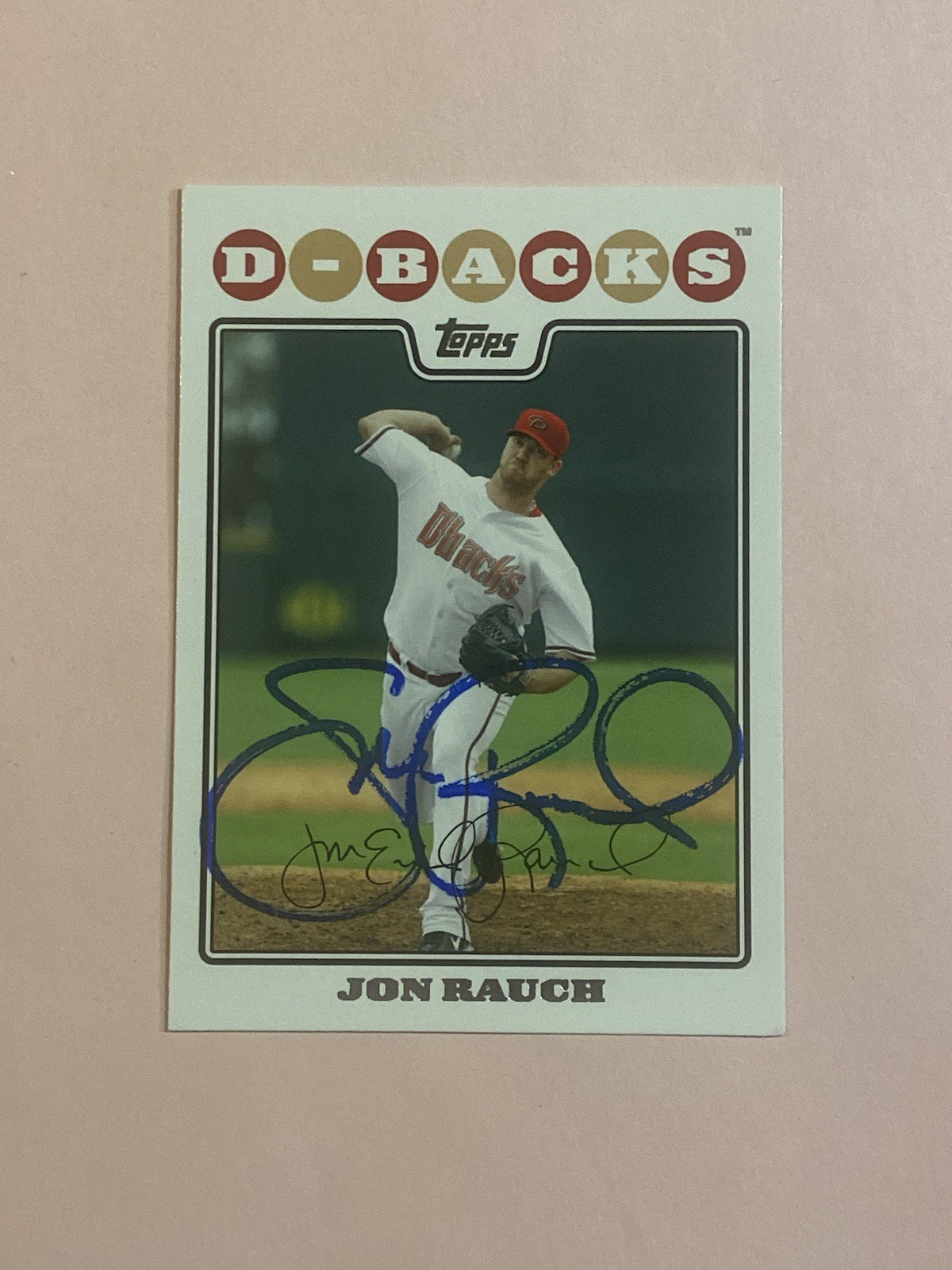 Jon Rauch 2008 Topps IP Auto Autograph 