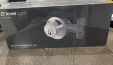 Level Lock Smart Lock Touch Edition Smart Deadbolt Keyless Entry, Black - SEALED
