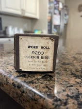 QRS “Sleigh Ride” player piano roll