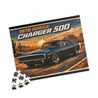 1970 Dodge Charger 500 Puzzle | Classic Muscle Car Jigsaw 252 pcs 
