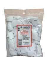 Pro-Shot Gun Cleaning Patches 1000ct 1 1/8” Square .22-.25 Cal 6.5mm-.270 USA 