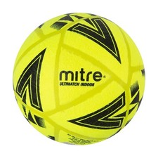 Image of Mitre Ultimatch Indoor Football Shape Retention Ball Yellow/Black 4