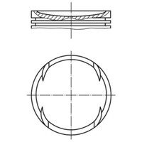 Kolben Mahle 063 55 01 FüR Alfa Romeo 155 146 Gtv Spider 156 Sportwagon
