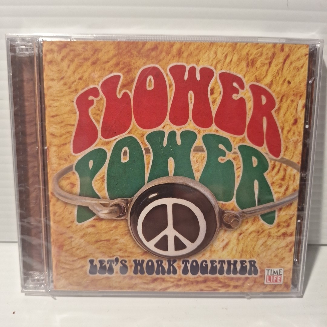 Flower Power : Let's Work Together - VARIOUS [2 CD SET,2008, TIME LIFE] *NEW*