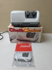 Chefs Choice Diamond UltraHone 312 Electric Knife Sharpener Serrated Straight