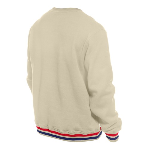 Men's New Era Cream Philadelphia Phillies Throwback Pullover Sweatshirt - Bild 3 von 5