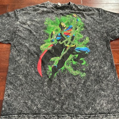 Rare Superman 2012 Kryptonite Reversible T-Shirt Escape from Chains Lex Luthor
