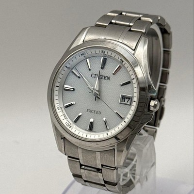 Citizen Exceed World Time Solar Radio Controlled Watch 36.5mm wrist 15cm