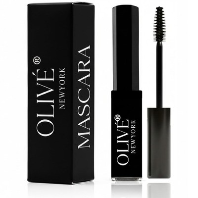 Olive NewYork Waterproof Volumizing Mascara - Intense Black, 8ml, Smudge-Proof