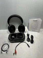SWIITECH ENSEMBLE-WIRELESS HEADPHONES FOR TV WATCHING, LED DISPLAY – DARK BLACK