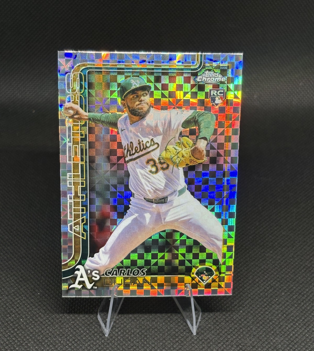 Carlos Duran X-Fractor 2025 Topps Chrome Update #USC84 Oakland Athletics