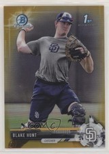 2017 Bowman Draft Chrome Gold Refractor 18/50 Blake Hunt #BDC-145 0o8o