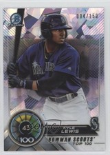 2018 Bowman Scouts' Top 100 Atomic Refractor 94/150 Kyle Lewis #BTP-43 0b3