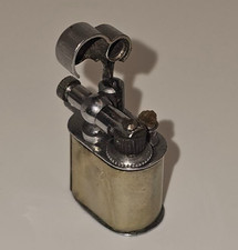 Antique Mini Petrol Lighter Keychain Vesta Pocket Lighter Vintage