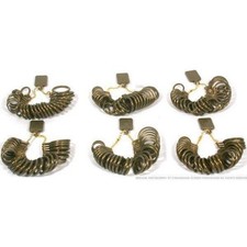 6 Plastic Ring Finger Sizing Gauges Size 1-13 Jewelers Tools
