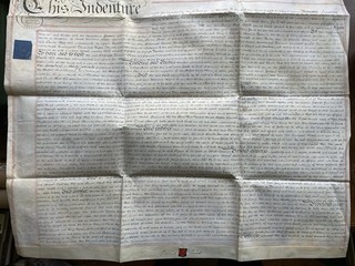 1812 Vellum Lease Indenture | Epsom Surrey | Reid/Franks 84x67cm ish wax seal
