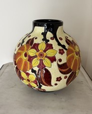 Charles Catteau Boch Freres Keramis Art Deco Vase