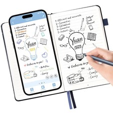 Digital Pen Writing Set - Smart Pen for Note-Taking with Notebook, Real time ...