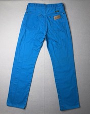 Vintage 70s Wrangler Jeans Women  s 26x32 Teal 13MTQG Western USA Scovill Zip