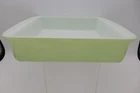 VTG PYREX 222 Lime Green 8x8 Square Brownie or Cake Baking Dish