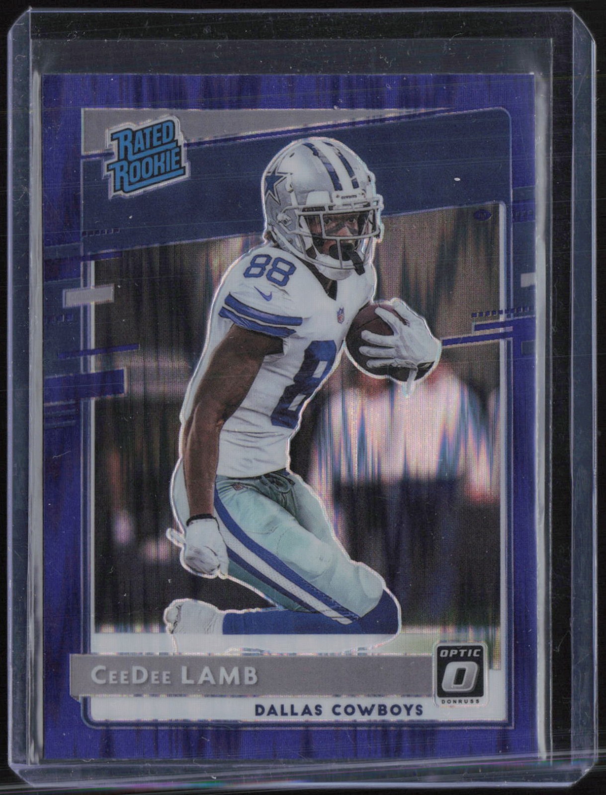 2020 Panini Donruss Optic Purple Shock #156 CeeDee Lamb RC Rookie