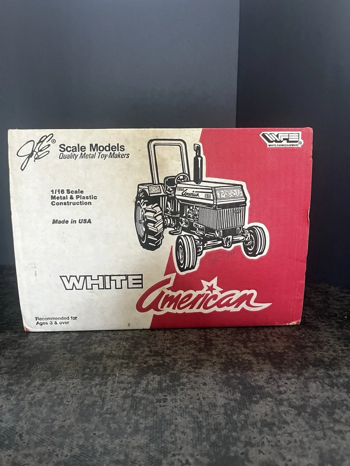 Tractor ERTL 1/16 Blanco American 60 - 1ª Adición/Verde/Nuevo En Caja Foto 3 de 4