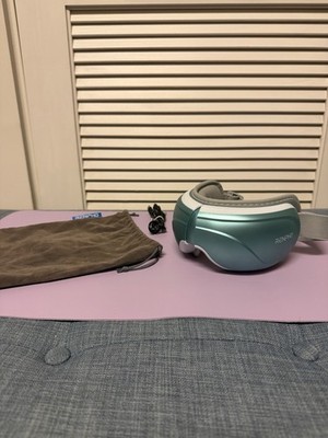 RENPHO Heated Eye Massager w/ Heat VibrationBluetooth & Storage Pouch Tested
