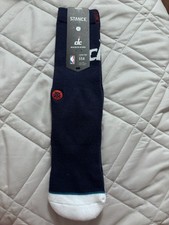 Rare Stance Mens Anthem Washington Wizards Crew Socks Wizards Logo