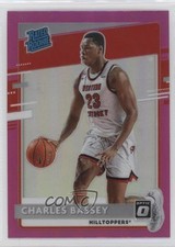 2021 Chronicles Draft Picks Donruss Optic Rated Rookies Pink Charles Bassey 0c9e