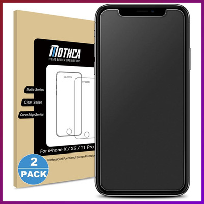Mothca Matte Schutzfolie 2 Stück für iPhone X/XS/11 Pro Blendschutz